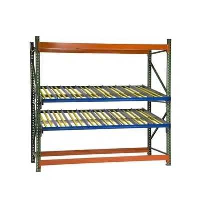 Industrial Customized Gravity Pallet Racking , Adjustable Storage Steel Racking System