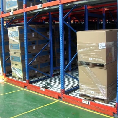 Industrial Customized Gravity Pallet Racking , Adjustable Storage Steel Racking System