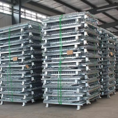 Conventional Galvanized Wire Mesh Container For Cargo Transport And Storage Solutions
