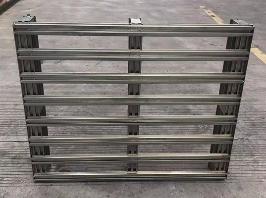 Galvanized One Sided Steel Pallets for Warehouse Serviceability and Customization