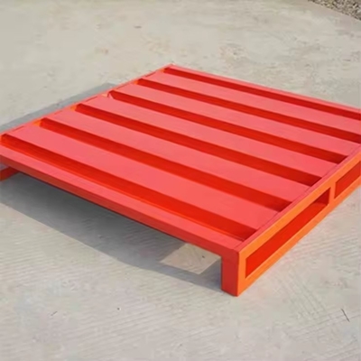 Serviceability Powder Coated Iron Pallet for Common and 4 Way Entry 100-3000kg Capacity