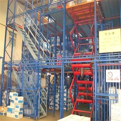 Sistem RAL Sistem penyimpanan Mezzanine berwarna Kapasitas 300-1500 Kgs Per M2