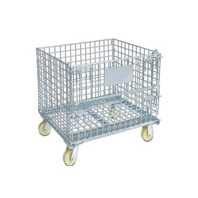 Wire Mesh Container Cage dari Nanjing Terkunci Paket Terbuka Berat Bruto 200.000kg Baik