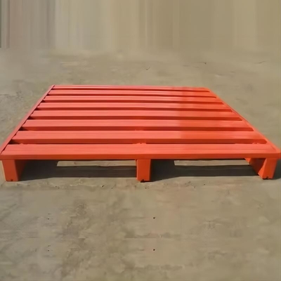 Serviceability Powder Coated Iron Pallet for Common and 4 Way Entry 100-3000kg Capacity