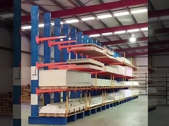 Rak gudang industri Cantilever, H Beam Cantilever Rack Single sisi ganda